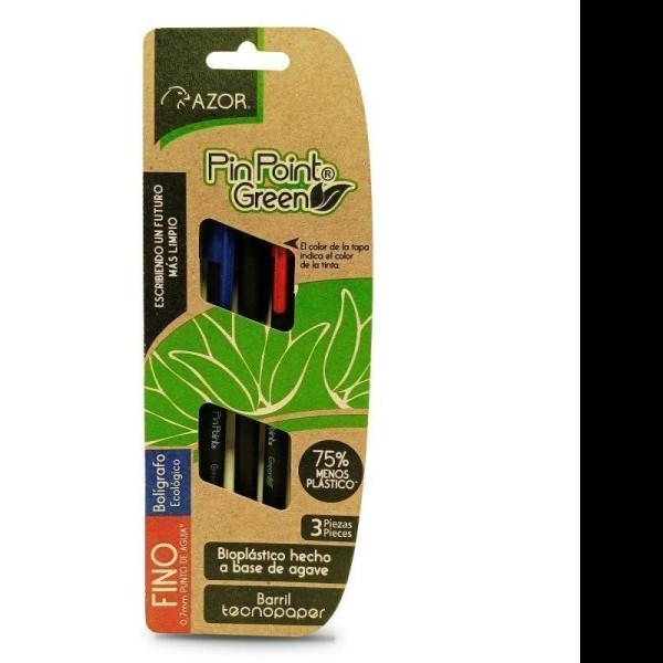 BOLIGRAFO GREKS 0.7MM BOLSA C3 PZAS. SURT C.48